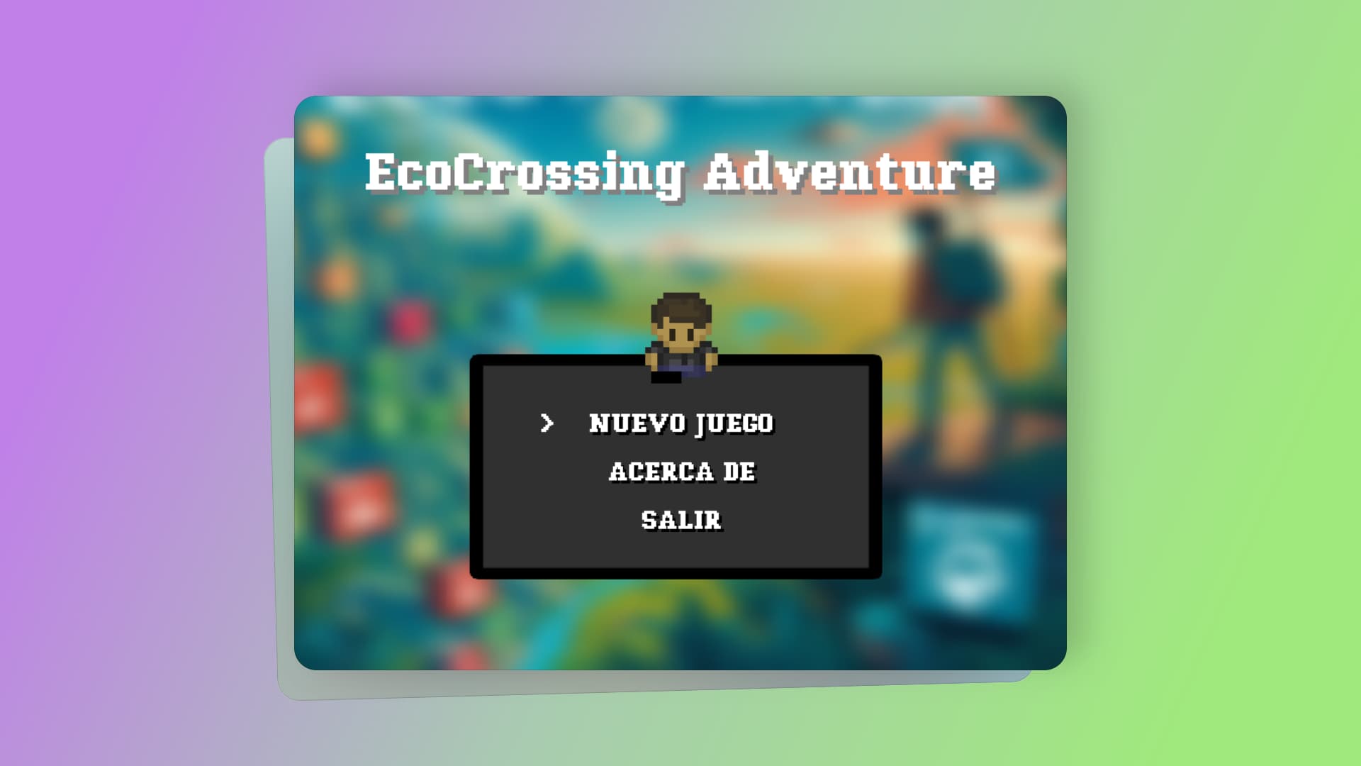 Captura de pantalla del proyecto Ecocrossing