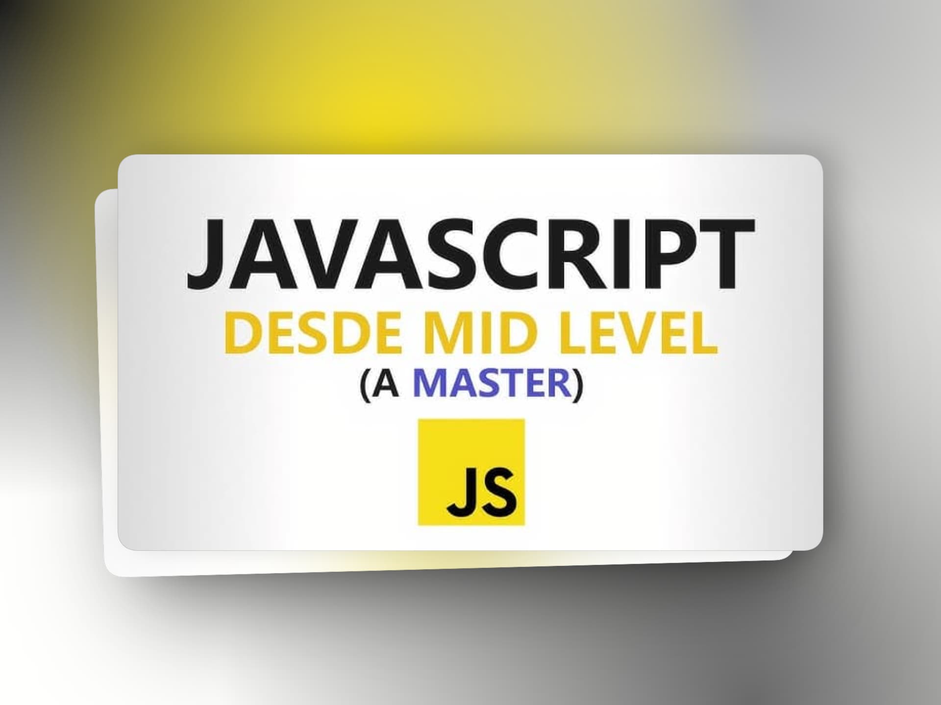 Captura de pantalla del curso JavaScript