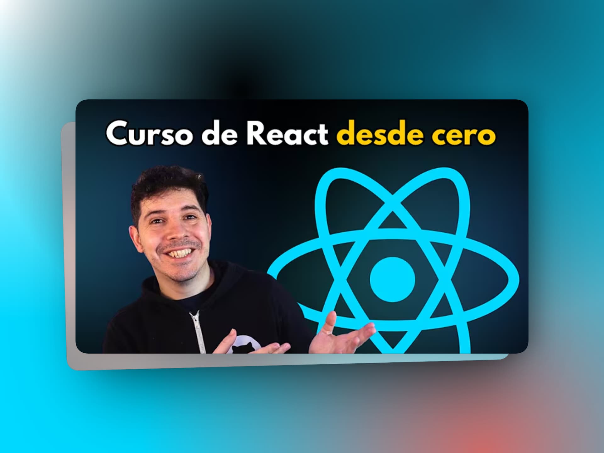Captura de pantalla del curso React